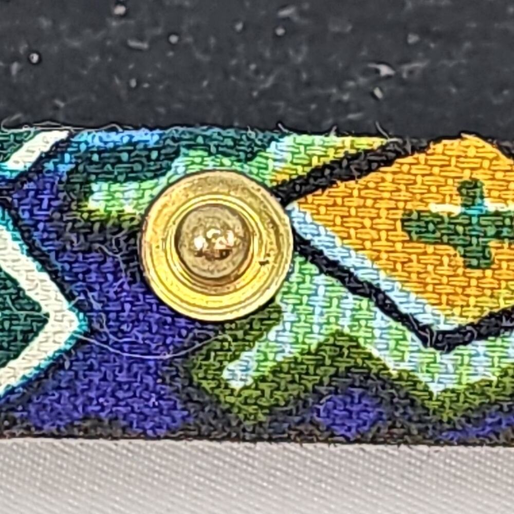 Vintage Eyeglass Case 1960's Mod MCM Retro Hard Shell Snap Tribal Pattern? - Picture 8 of 11